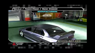 Midnight Club 3 DUB Edition Remix - Mitsubishi Lancer Build/Customize + Race