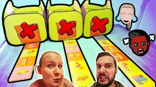 KATHI SCHUMMELT BEI GUCK NICHT DURCH DAS FALSCHE LOCH! *Lustige Slime Challenge mit Kaan*