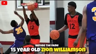 Zion Williamson BEFORE THE FAME!!! The 1st Time We Saw Zion Play!