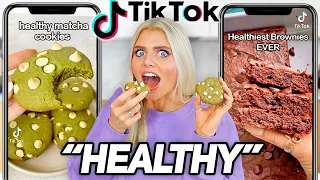 Testing TikTok's Most VIRAL "Healthy" Desserts