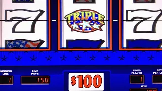 MASSIVE JACKPOT! ★★★ TRIPLE STARS HIGH LIMIT ★ MASSIVE HANDPAY! ➜ TRIPLE DOUBLE STARS