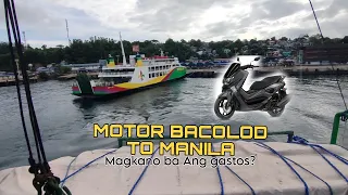 negros to manila gamit Ang motor.