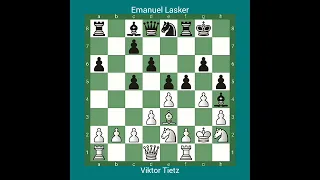 Viktor Tietz vs Emanuel Lasker