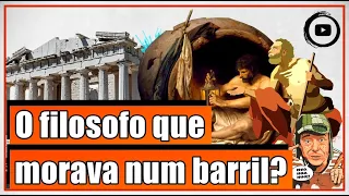 Diógenes, o Cínico - O filosofo que morava num barril! - Filosofia na Grécia Antiga.