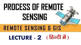 remote sensing process in hindi | remote sensing and gis | lecture 2