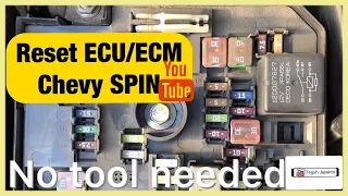 TIPS #9 : Reset ECU/ECM | Chevrolet Spin | No Tool👍
