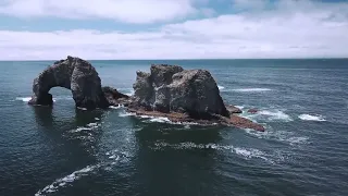 Seaside Serenity: Mesmerizing Drone Views of the Mighty Sea