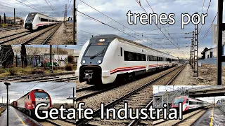 trenes por Getafe Industrial (MD, mercancías y cercanías)