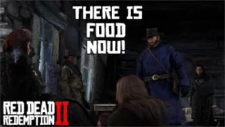 Reactions after Arthur Finally brings food to Colter | Red Dead Redemption 2