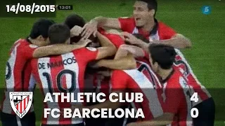 ⚽️ [Supercopa 15/16] (ida) I Athletic Club 4 - FC Barcelona 0