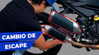 ¡Cambio el escape de mi Z400! 🏍💨