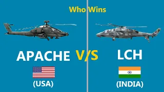 The comparison of Apache and LCH helicopter. #US #India