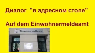 немецкий /диалог в адресном столе получаем немецкое удостоверение