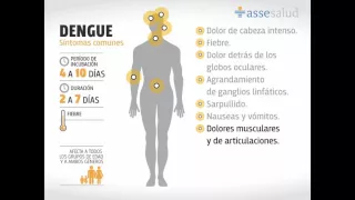 Síntomas del Dengue. Cuidate vos y cuidá a tu familia