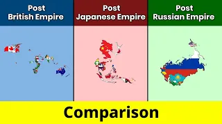 Post British Empire vs Post Japanese Empire vs  Post Russian Empire | Comparison | Data Duck