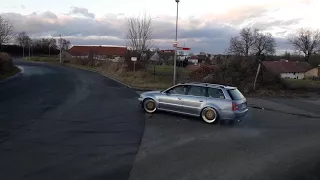 Audi RS4 new year donuts