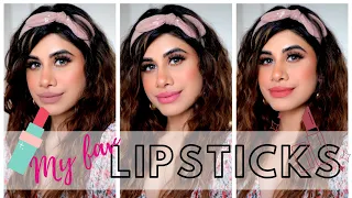 MY CURRENT FAV LIPSTICKS! 💄 | |  Malvika Sitlani