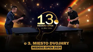 MEDEKO OPEN 2024 │o 3. MIESTO DVOJHRY │M. ONDRUŠKA - J. BALÁŽ