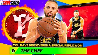 OFFICIAL STEPH CURRY "CHEF" REPLICA BUILD NBA 2K23 - RARE EASTER EGG BUILDS NBA 2K23