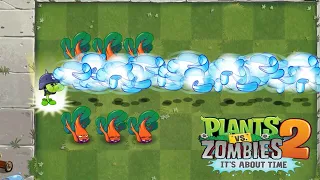 PvZ 2 Fusion - Repeater With Projectile Other Plant Vs Newspaper Zombie & Modern Gargantuar Zombie