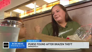Purse found after it was stolen from woman having seizure