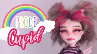 E-GIRL inspired REPAINT! | #PRIDE | Custom Monster High Doll