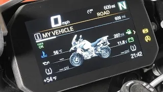 BMW Motorcycle TFT Overview (2021 R1250 GSA)