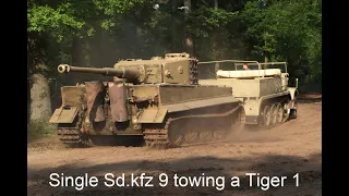 Tiger I towed by single Sd.kfz 9 at Militracks 2023 ( Just awesome )