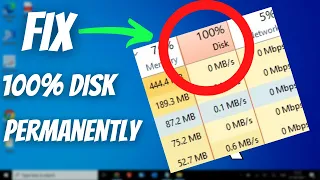 [SOLVED] 100% DISK USAGE Windows 10 FIX [Easy Tutorial]