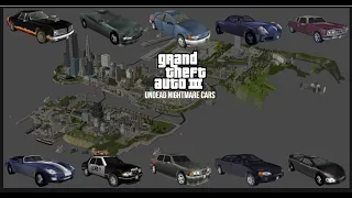 GTA 3 Undead Nightmare | Every New Vehicle |