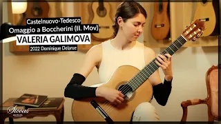 Valeria Galimova plays Omaggio a Boccherini (II. Mov ) by M. Castelnuovo-Tedesco on a 2022 Delarue