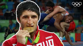 Abdulrashid Sadulaev's first Olympic bout!