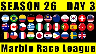 Marble Race League Season 26 Day 3 Marble Race in Algodoo / Marble Race King