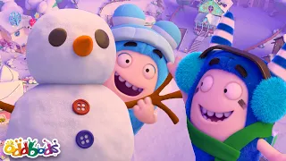 Pogo's Special Snowman Friend! | NEW Oddbods | Christmas Cartoons for Kids!