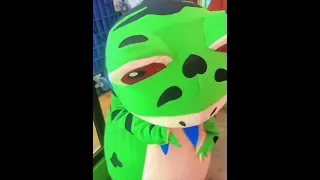 Cute and funny frog mascot chinese tiktok compilation😂 (try not to laugh)