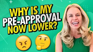 Why Is My Mortgage Pre-Approval Lower Now?? - First Time Home Buyer Tips 2022 🤔📝