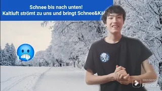 Schnee bis nach unten! | Kaltluft strömt zu uns und bringt Schnee&Kälte!