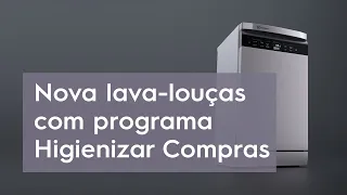 Nova Lava-Louças com Exclusivo Programa Higienizar Compras (LL10B, LL10X, LL14B, LL14X)