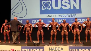 NABBA Universe 2017 - Men 3 Line-Up