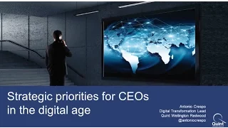 Strategic priorities for CEO's in the digital era - by Antonio Crespo