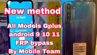 Frp & hardreset All GPLUS X10 Android 11 T10 Q10 P10+ new method accessibility menu not showing