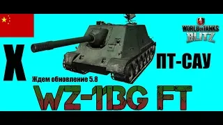 WZ-113G FT Х уровень. Китай. Проект ПТ-САУ на базе  проекта танка WZ 113.WoT и ТТХ в WoT Blitz.