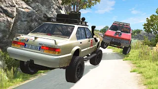 Cliff Drops #102 - BeamNG DRIVE | SmashChan