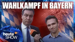 Fabian Köster im Wahlkampf in Bayern | heute-show vom 12.10.2018