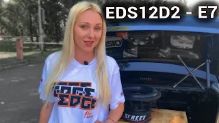 EDGE EDS12D2-E7 - 143+ db с одного 12" сабвуфера в седане