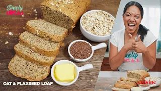 Healthy Loaf: Oats & Flaxseed Bread Recipe.