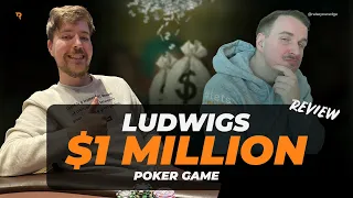 Poker Pro Reacts to Ludwig‘s $1.000.000 Game! Feat Mr. Beast, Ninja, xQc and more