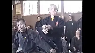 Masaaki Hatsumi demonstration techniques Ninpo Taijutsu