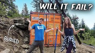 We Were Told To NEVER Do This | Burying A Shipping Container