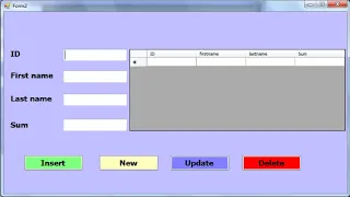 Programming C#: insert, update and  delete  data in datagridview without using database